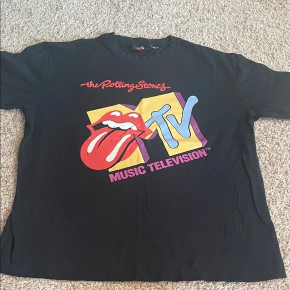 MTV Black Graphic Tee - Picture 1 of 3